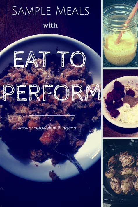 Eat to perform. Things To Know About Eat to perform. 
